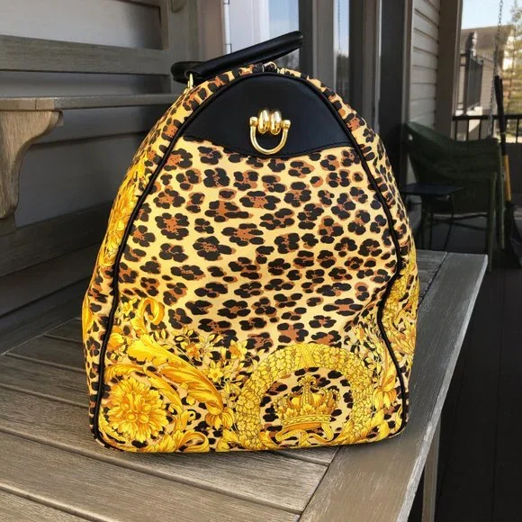 Versace Baroque Cheetah Duffle Bag - Picture 7 of 14
